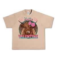 Burro hello valentine highland cow Urban Heavy Tee - RanaPortraitStore