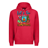 Cardinal Let's Go Camping Coffee Mug Premium Hoodie - FaDigitalArtStudio