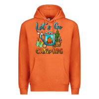Carrot Let's Go Camping Coffee Mug Premium Hoodie - FaDigitalArtStudio