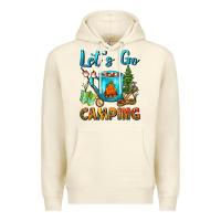 Sandshell Let's Go Camping Coffee Mug Premium Hoodie - FaDigitalArtStudio