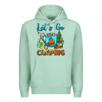 Seafoam Let's Go Camping Coffee Mug Premium Hoodie - FaDigitalArtStudio