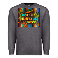 Charcoal Heather hispanic heritage month tumbler Premium Sweatshirt - BundleAndBundleShop