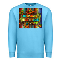 Ocean Blue hispanic heritage month tumbler Premium Sweatshirt - BundleAndBundleShop