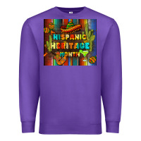 Purple hispanic heritage month tumbler Premium Sweatshirt - BundleAndBundleShop