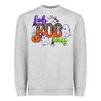 Heather Grey fab boo lous Heavyweight Sweatshirt - CowGirlArtShop