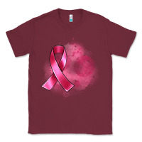 Burgundy breast cancer custom name Classic Tee - Artiststas