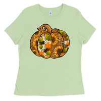 Matcha Leopard cowhide sunflower pumpkin Ladies Tee - NancyCooperArtShop