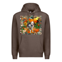 Coffee Fall baby cow Premium Hoodie - RanaPortraitStore