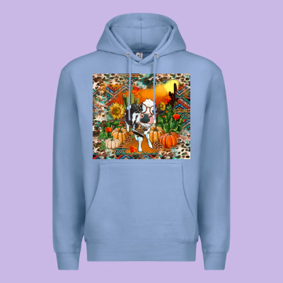 Fall Baby Cow Premium Hoodie Designed By Ranaportraitstore