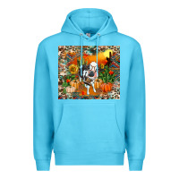 Ocean Blue Fall baby cow Premium Hoodie - RanaPortraitStore