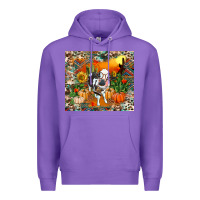 Purple Fall baby cow Premium Hoodie - RanaPortraitStore