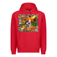 Red Fall baby cow Premium Hoodie - RanaPortraitStore