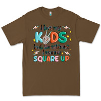 Cacao i love my kids but sometimes i wanna square up Premium Tee - MaliasSmallBusiness