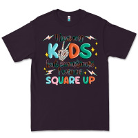 Plum i love my kids but sometimes i wanna square up Premium Tee - MaliasSmallBusiness