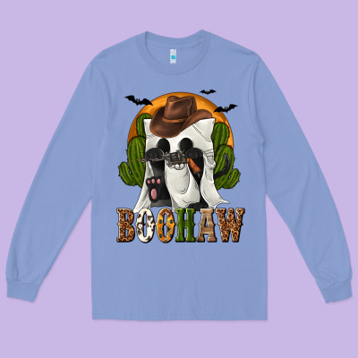 Boohaw Western Long Sleeve Tee Designed By Texasbilliewilder