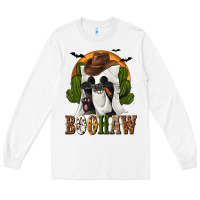 White Boohaw Western Long Sleeve Tee - texasbilliewilder