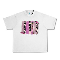 Lunar Rock Purple Glitter Cowhide Pattern Brushstrokes Urban Heavy Tee - Bettercallsaul
