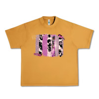 Peanut Butter Purple Glitter Cowhide Pattern Brushstrokes Urban Heavy Tee - Bettercallsaul