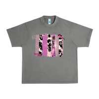 Tornado Purple Glitter Cowhide Pattern Brushstrokes Urban Heavy Tee - Bettercallsaul