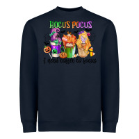 Navy hocus pocus i need coffee to focus Heavyweight Sweatshirt - CowGirlArtShop