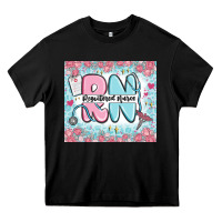 Black registered nurse rn Heavy Core Tee - MaliasSmallBusiness
