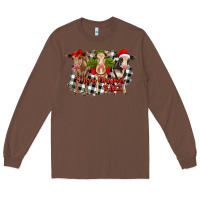 Chestnut Merry Christmas Y'all Heifers Long Sleeve Tee - RanaPortraitStore