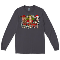 Smoke Merry Christmas Y'all Heifers Long Sleeve Tee - RanaPortraitStore