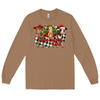 Toasted Coconut Merry Christmas Y'all Heifers Long Sleeve Tee - RanaPortraitStore