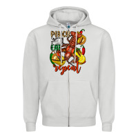 Dove Grey Pinch peel eat repeat crawfish Zipper Hoodie - FaDigitalArtStudio