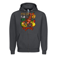 Smoke Pinch peel eat repeat crawfish Zipper Hoodie - FaDigitalArtStudio