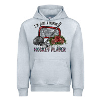 I'm Just A Woman Who Loves Her Hockey Player Urban Hoodie | Teevron