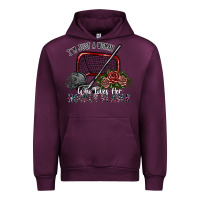 Mauve Wine i'm just a woman who loves her hockey player Urban Hoodie - SublimationCraftShop
