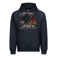 Navy i'm just a woman who loves her hockey player Urban Hoodie - SublimationCraftShop