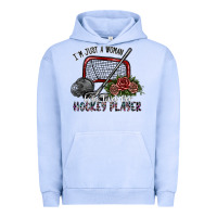 Pigment Grape Ice i'm just a woman who loves her hockey player Urban Hoodie - SublimationCraftShop