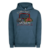 Pigment Midnight Navy i'm just a woman who loves her hockey player Urban Hoodie - SublimationCraftShop