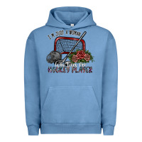 Pigment Pebble Blue i'm just a woman who loves her hockey player Urban Hoodie - SublimationCraftShop