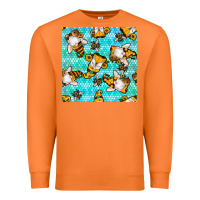 Carrot honey bee gnomes seamless pattern Premium Sweatshirt - BundleAndBundleShop