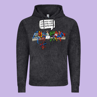 Superheros Vintage Hoodie Designed By Bettercallsaul