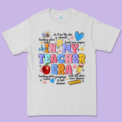 In My Teacher Era Premium Tee Designed By Maliassmallbusiness