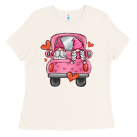 Bone valentines day gnome truck Ladies Tee - MaliasSmallBusiness