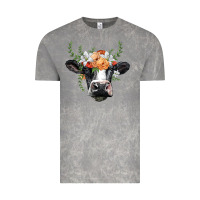 Cloud Rock holstein cow head Vintage Tee - BarkalooDesign