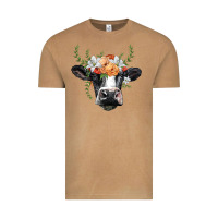Vintage Camel holstein cow head Vintage Tee - BarkalooDesign
