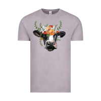 Vintage Zinc holstein cow head Vintage Tee - BarkalooDesign