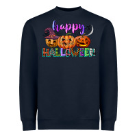 Navy happy halloween Heavyweight Sweatshirt - CowGirlArtShop