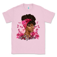 Bubblegum Pink breast cancer afro woman Classic Tee - Artiststas