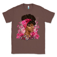Chestnut breast cancer afro woman Classic Tee - Artiststas
