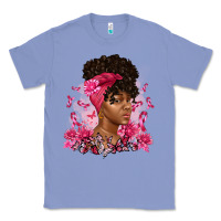Colony Blue breast cancer afro woman Classic Tee - Artiststas