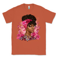 Copper breast cancer afro woman Classic Tee - Artiststas