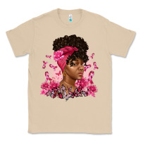 Breast Cancer Afro Woman Classic Tee | Teevron