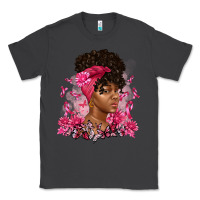 Smoke breast cancer afro woman Classic Tee - Artiststas